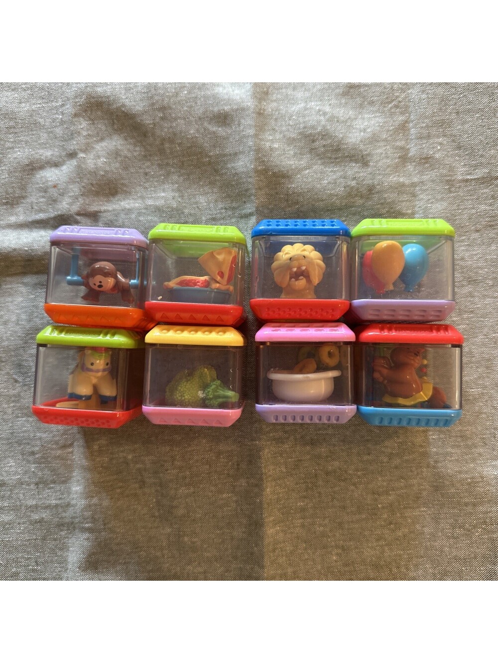 Peek A Blocks Sets animals sports circus water beach sensory